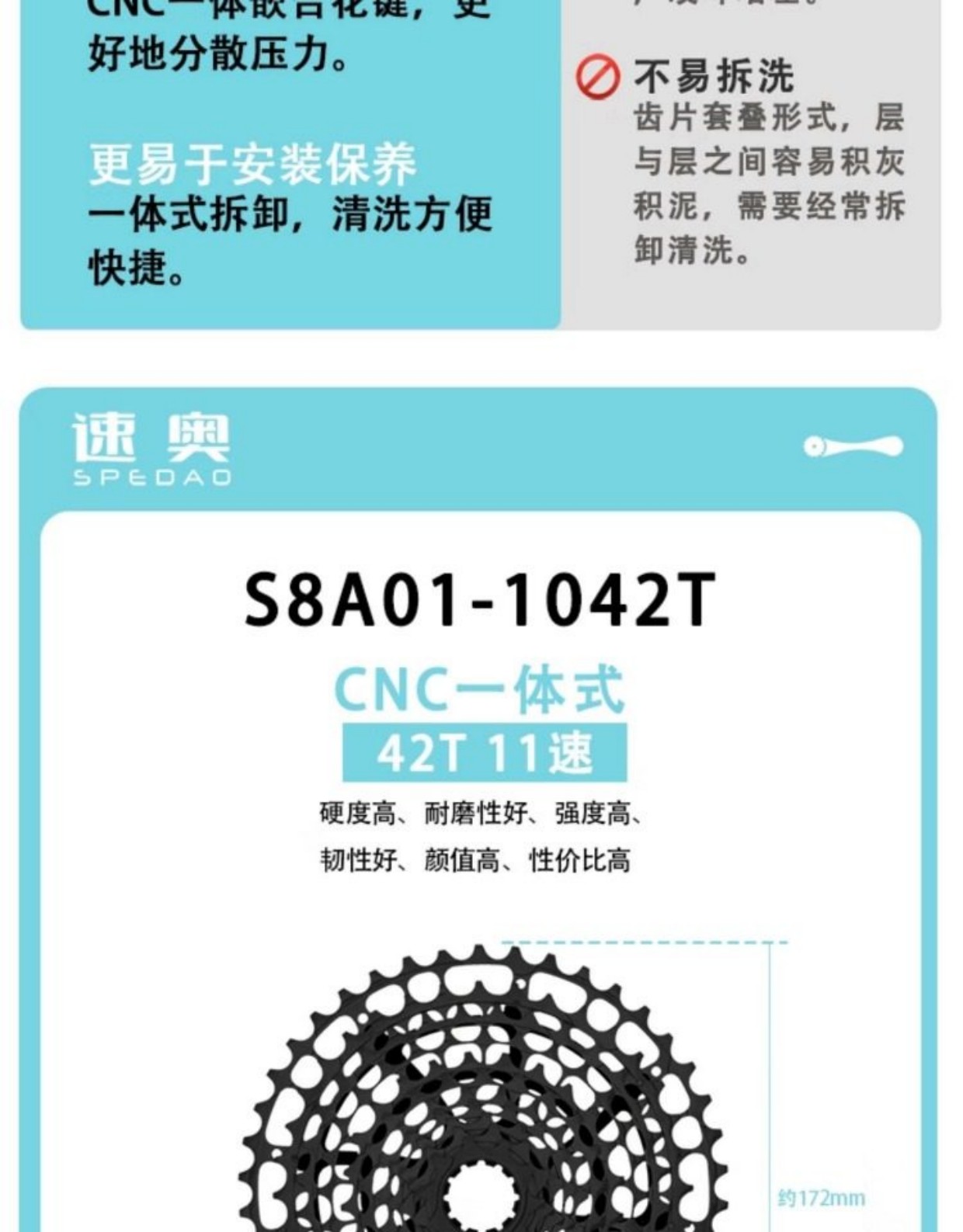 Cassette flywheel
